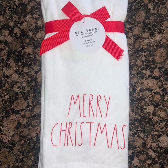 Rae Dunn 2-Pack Kitchen Towels - Picture 2 of 2